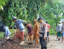 Cipta Kondisi Ramadhan 1445 H, Polsek Sukadana Polres Ciamis Giat Kunjungan Silaturahmi kepada Warga Desa Margaharja