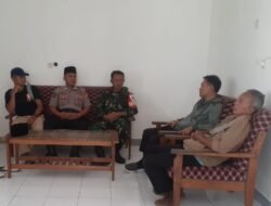 Gali Informasi, Polsek Panjalu Polres Ciamis Giat Kunjungan Silaturahmi kepada Perangkat Desa Cibeureum