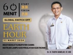 Gerakan Global Earth Hour 2024 Tingkat Kabupaten Ciamis, Tumbuhkan Kesadaran Lingkungan