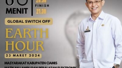 Gerakan Global Earth Hour 2024 Tingkat Kabupaten Ciamis, Tumbuhkan Kesadaran Lingkungan