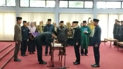 Bupati Herdiat Lantik Dua Direktur Perumda Ciamis