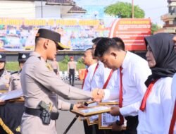 Polres Ciamis Polda Jabar Beri Penghargaan ke Personel Berprestasi