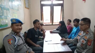 Polsek Sukadana Sampaikan Himbauan Kamtibmas