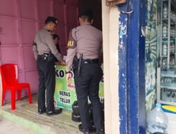 Satuan Samapta Patroli ke Pasar Manis Ciamis Cegah Kecurahan Penimbunan Bahan Pokok