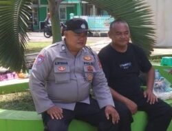 Pospam Kawali Polres Ciamis Patroli ke Taman Surawisesa Kawali