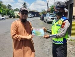Disiplin Berlalu Lintas Ops Ketupat Lodaya, Satlantas Polres Ciamis Dikmas ke Pengguna Jalan