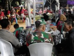 Polsek Lakbok Polres Ciamis Silaturahmi Kamtibmas di Lokasi Hajatan Warga