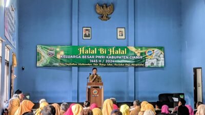 PWRI Ciamis Gelar Halal Bi Halal, Bupati Apresiasi Kontribusinya untuk Pemkab