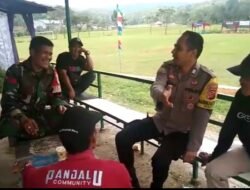 Beri Rasa Aman dan Nyaman, Polsek Cipaku Polres Ciamis Giat Kunjungan Silaturahmi kepada Warga Desa Ciomas