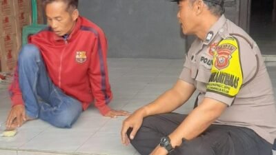 Polsek Cikoneng Sambang dan Himbauan Kamtibmas ke Warga Gandasari