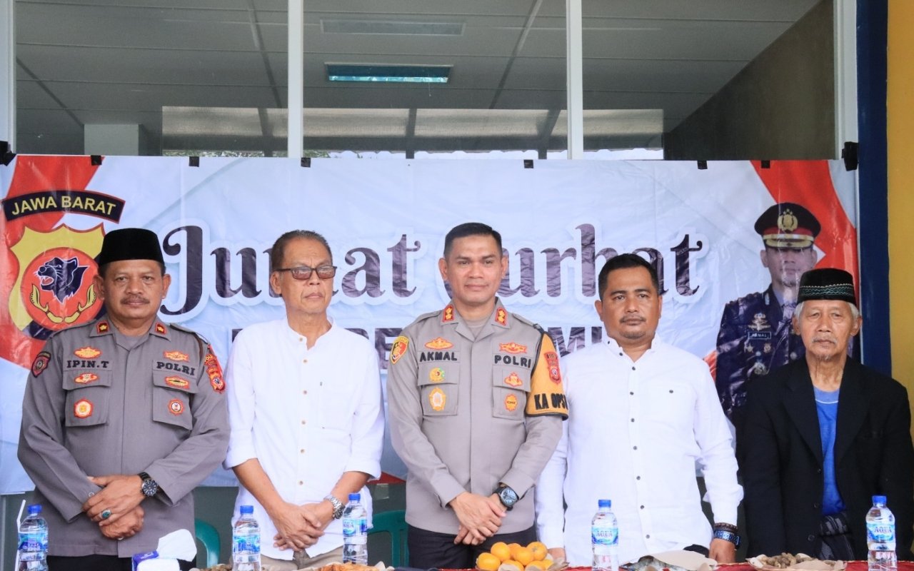 Jumat Curhat, Warga Desa Cimari Curhat ke Kapolres Ciamis Penanganan Hukum