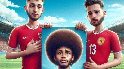 Justin Hubner dan Ivan Jenner Bentangkan Poster Noah Gesser, Gambar: Rekayasa AI