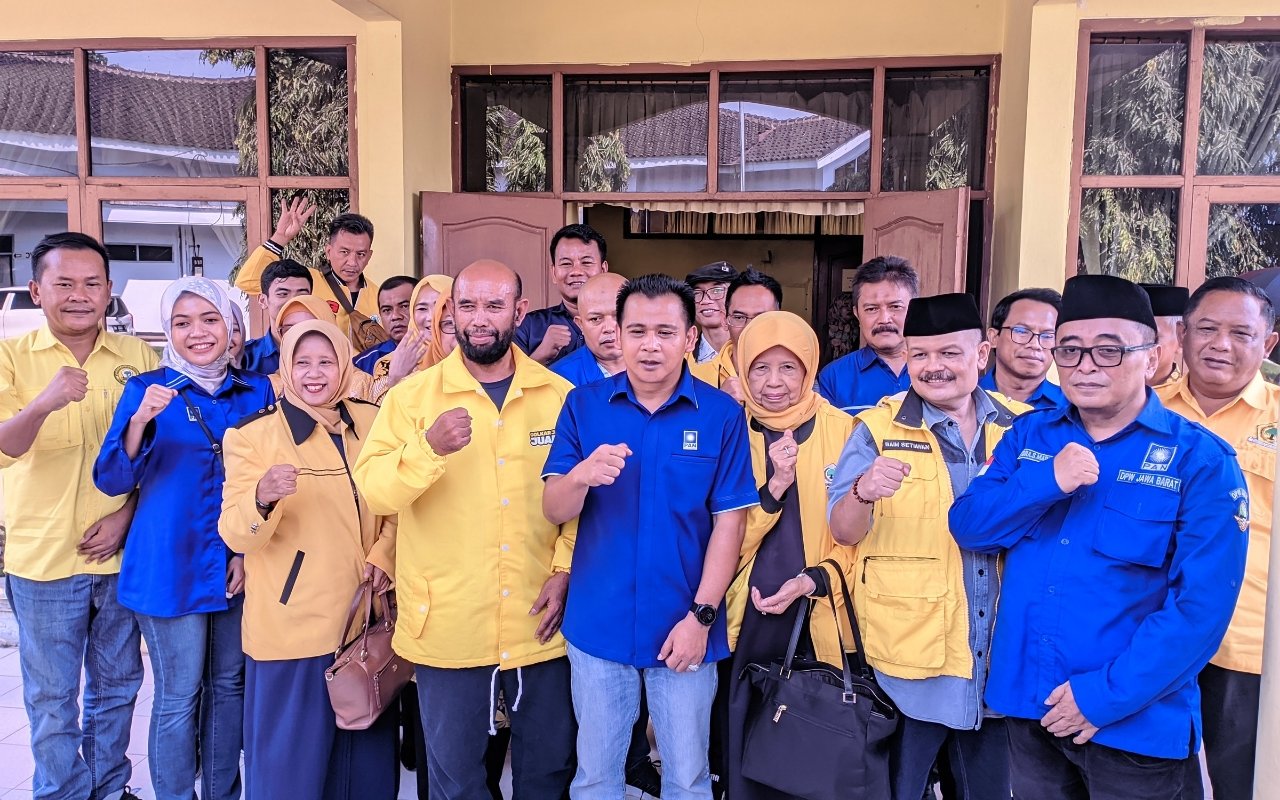 Silaturahmi DPD PAN dan Golkar Ciamis, Membangun Koalisi Menuju Pilkada 2024