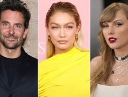 Bradley Cooper dan Gigi Hadid Tampilkan Kemesraan di Konser Taylor Swift di Paris