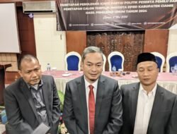 KPU Kabupaten Ciamis Menetapkan Calon Anggota DPRD Terpilih Hasil Pemilu 2024