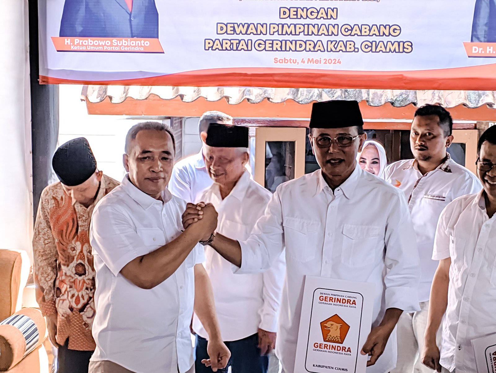 Herdiat Sunarya resmi diusung Gerindra pada Pilkada 2024. Foto: Febri/berandaperistiwa