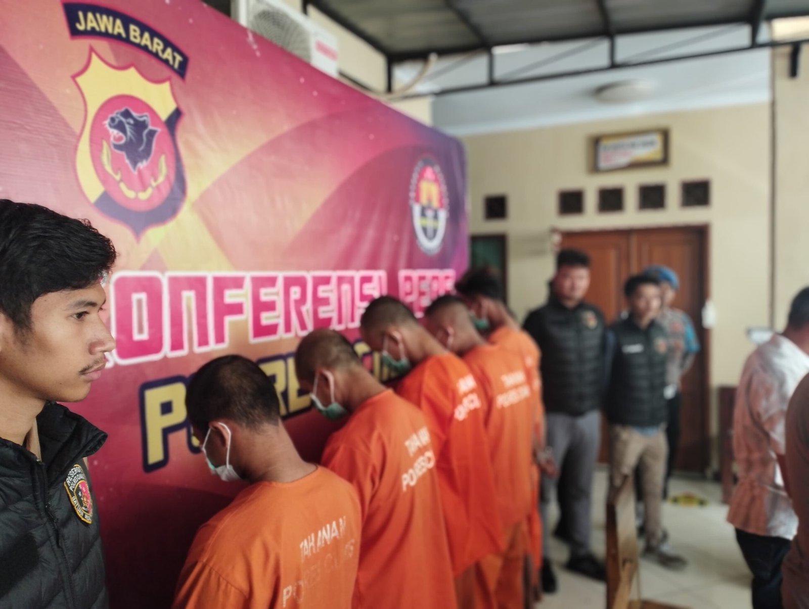 Polres Ciamis gelar konferensi pers hasil Operasi Jaran Lodaya 2024. Foto: Febri/berandaperistiwa