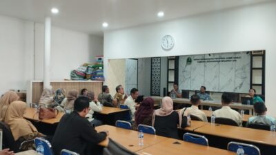 FKSS melakukan audiensi terkait PPDB 2024 di Kantor Cabang Dinas (KCD) Wilayah XIII Provinsi Jawa Barat. Foto: Febri/berandaperistiwa