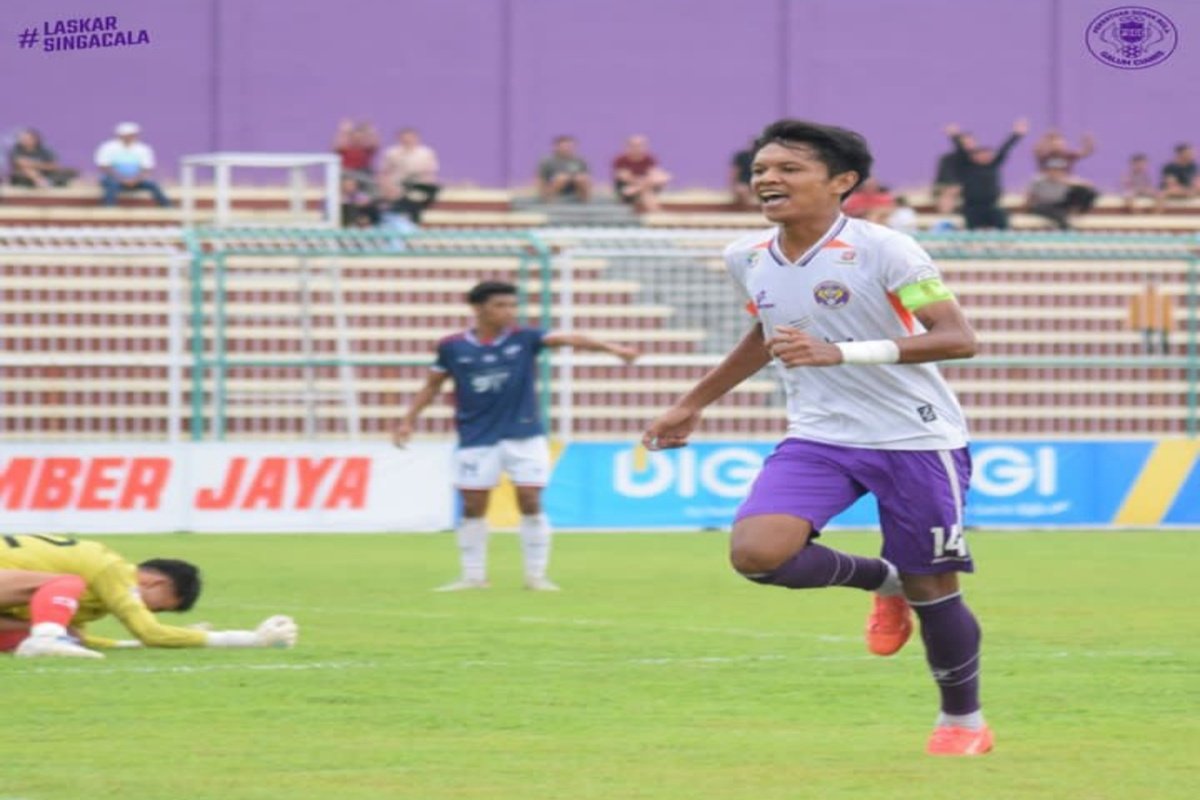 Kapten Tim PSGC Ciamis, Ganjar Kurniawan, masuk deretan top skor sementara Liga 3 Nasional 2024. Foto: Instagram/psgc_ciamis