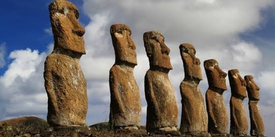 Patung Moai Pulau Paskah. (img/ist)