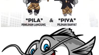 Maskot Pilkada Kota Banjar 2024, PILA dan PIYA diterpa isu plagiat. Foto: ist