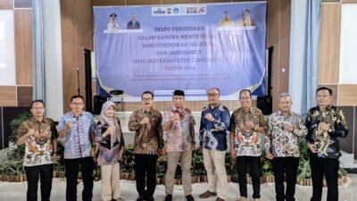 Ekspo Pendidikan Kabupaten Ciamis Tahun 2024 resmi ditutup. Foto: Febri/berandaperistiwa