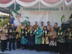 DPRKPLH Kabupaten Ciamis Serahkan Penghargaan Sekolah Adiwiyata Tahun 2024