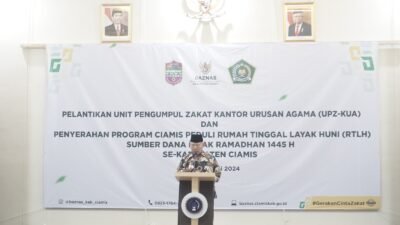 Baznas Ciamis Melantik UPZ KUA, Pertama di Indonesia