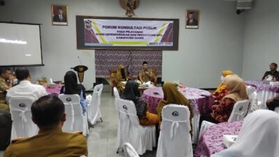 Guna Tingkatkan Pelayanan Agar Lebih Baik, Disdukcapil Ciamis Gelar Forum Konsultasi Publik