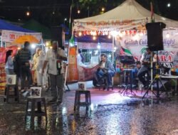 Aksi Solidaritas Peduli Palestina di Galuh Culinary Night Ciamis