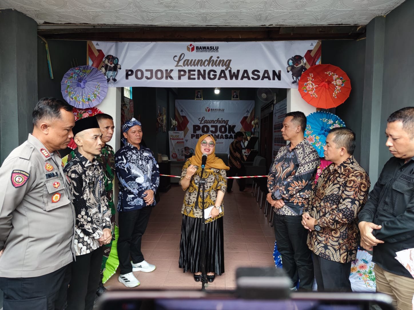 Peluncuran Pojok Pengawasan dilakukan serentak oleh Bawaslu se-Jawa Barat. Foto: ist