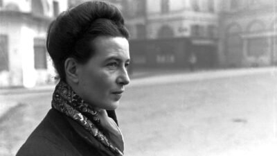 Simone de Beauvior. Image source/www.theparisreview.org