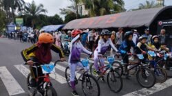 Galuh Youth Criterium 2024 mengambil start dan finish di depan pendopo Ciamis. Foto/dok. berandaperistiwa