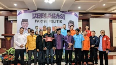 8 Parpol Non Parlemen Resmi Dukung Herdiat-Yana/foto: dok. berandaperistiwa