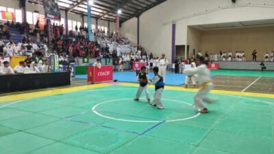 Ratusan pesilat bertanding di Kejuaraan Silat Tatar Galuh Perisai Diri Cup ke-VI tahun 2024/foto: dok. berandaperistiwa