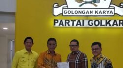 DPP Golkar resmi eerahkan surat rekomendasi untuk HY. Foto/ist