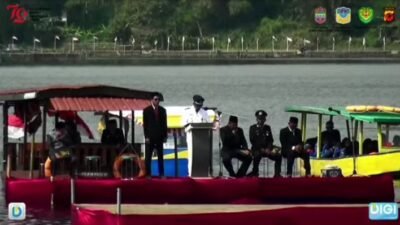 Link Streaming Pembentangan Bendera Raksasa dan Pengibaran 2024 Bendera Merah Putih di Situ Lengkong Panjalu