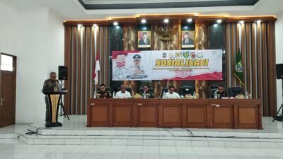 Pj Bupati Ciamis, Engkus Sutisna mengajak masyarakat perangi peredaran rokok ilegal. (Foto: Istimewa)