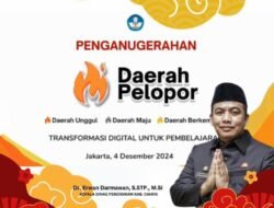 Disdik Ciamis Raih Penghargaan Nasional Daerah Pelopor Transformasi Digital untuk Pembelajaran