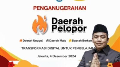 Selamat! Disdik Ciamis berhasil meraih penghargaan tingkat nasional sebagai Daerah Pelopor Transformasi Digital untuk Pembelajaran tahun 2024. (Foto: Istimewa)