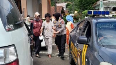 Polsek Kawali amankan ODGJ di Sadewata yang resahkan warga. (Foto: Humas Polres Ciamis)