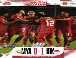 Laga Perdana Piala AFF Grup B: Indonesia Curi Kemenangan Tipis di Kandang Myanmar