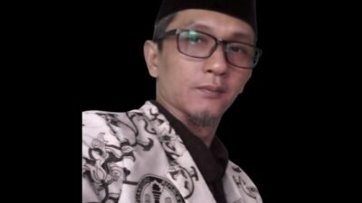Nanang Heryanto menyampaikan kesiapannya untuk melanjutkan perjuangan restorasi PGRI Ciamis, Minggu, 6 Juli 2025 di Lakbok. (Foto: Ist)