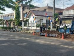 Pipa Utama Bocor, Perumdam Tirta Galuh Lakukan Perbaikan