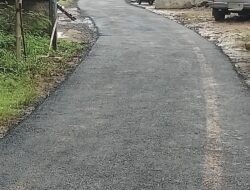 Pemdes Sinartanjung Bangun Jalan Desa Pananjung Barat Sepanjang 550 Meter
