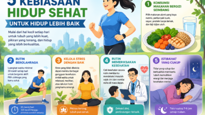 Jurus Ampuh Hidup Sehat: 5 Kebiasaan Sederhana Ini Bikin Tubuh Kuat dan Terhindar Penyakit