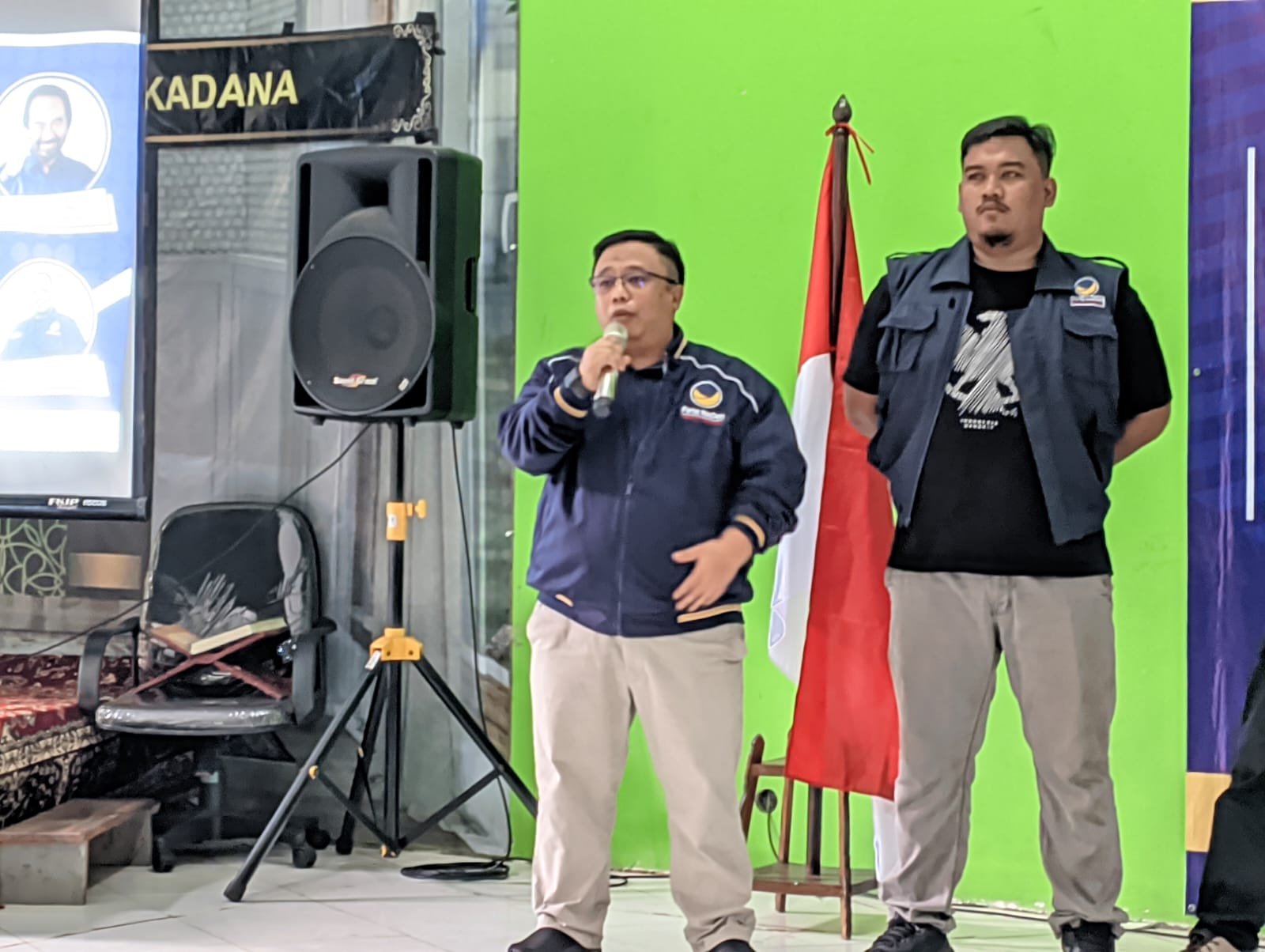 Konsolidasi Pemenangan Partai Nasdem, H Pepi Caleg DPR RI Di Sukadana Mengenang Masa Lalu