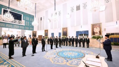 Presiden Prabowo Subianto secara resmi melantik pejabat negara/pemerintah