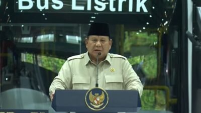 Pidato Presiden Prabowo Subianto saat peresmian pabrik bus dan truk listrik VKTR di Magelang, Jawa Tengah, (9/4/26)