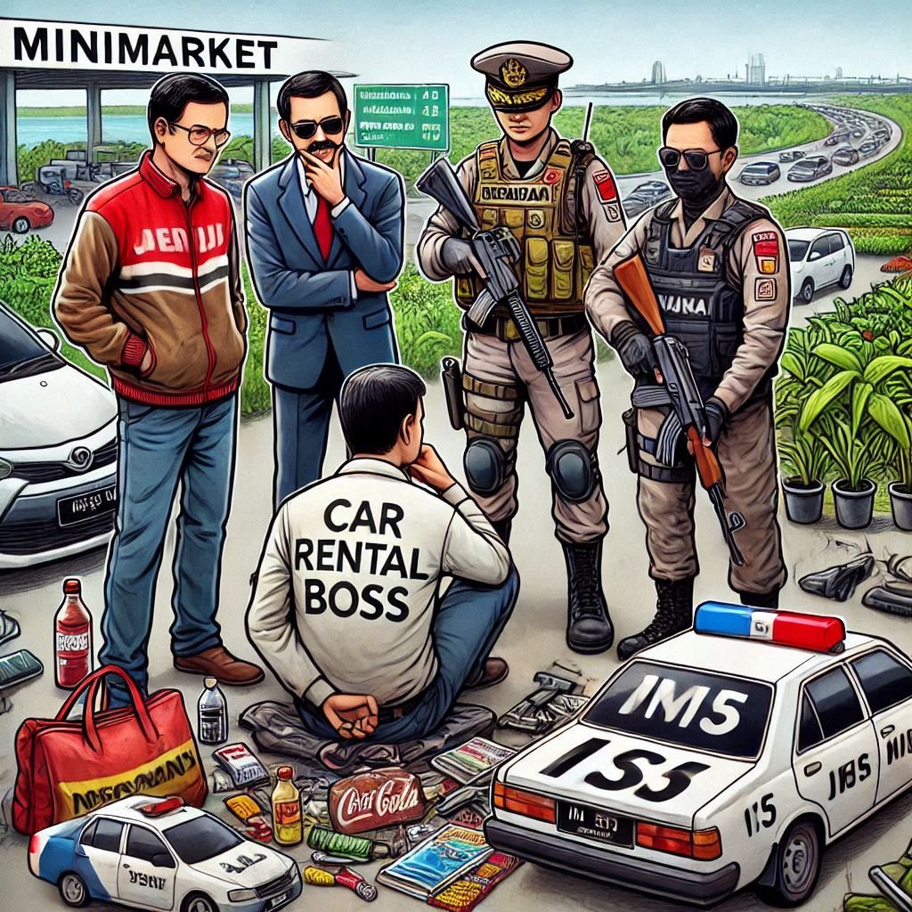 Kasus bos rental di Tol Tangerang - Merak